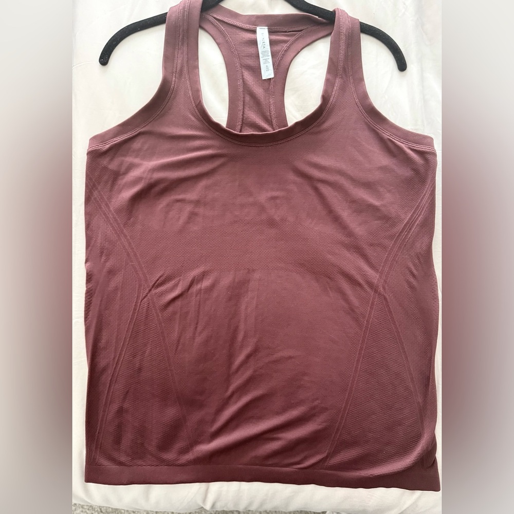 Women's Momento Racerback Tank Top - Brown Cranberry L